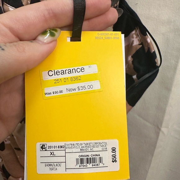 Diane Von Furstenberg Black and Brown Jumpsuit - Picture 4 of 4